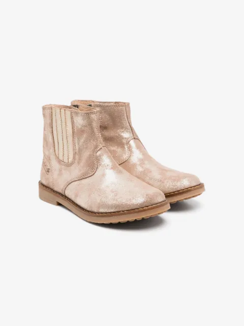 Pom D'api metallic-effect leather ankle boots