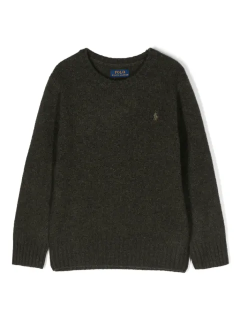 POLO RALPH LAUREN KIDS Polo Pony-embroidered knitted jumper