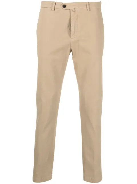 Briglia 1949 pantalones slim con tiro medio
