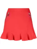 DSQUARED2 zip-detail ruffled mini skirt