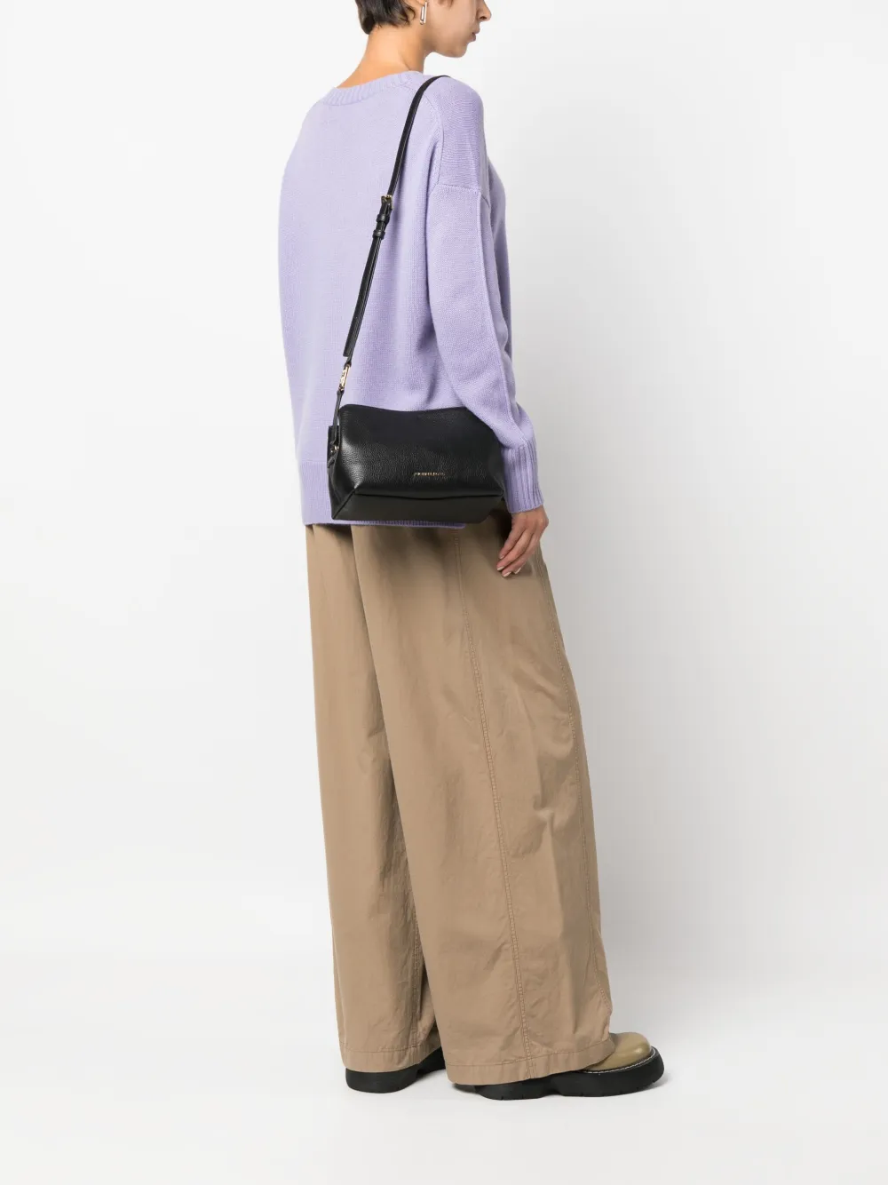 Michael Michael Kors Schoudertas met logoprint - Zwart