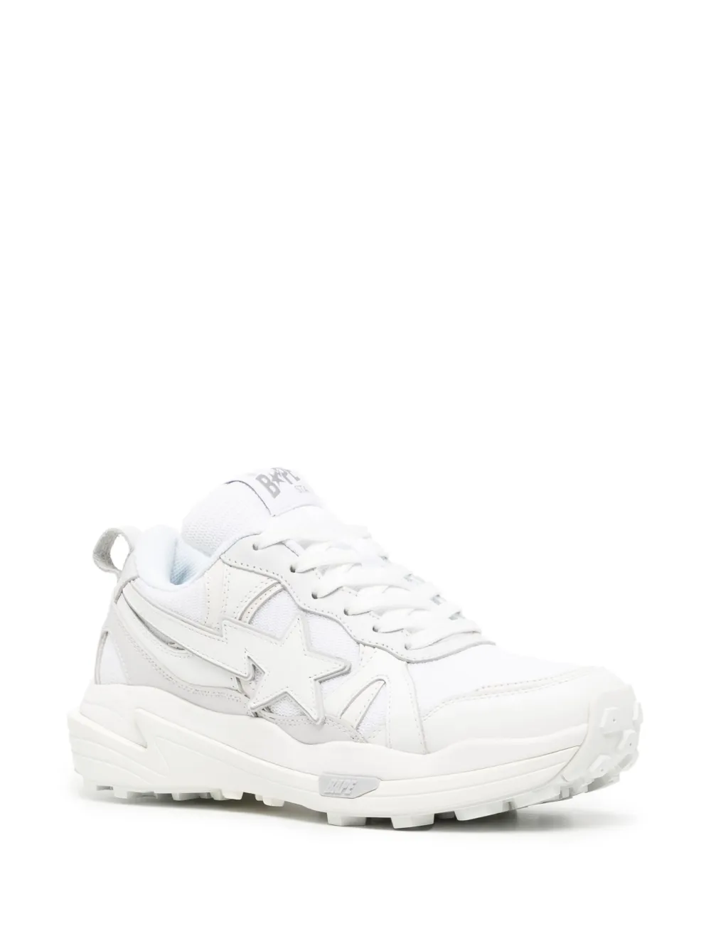 A BATHING APE® Sneakers met chunky zool - Wit