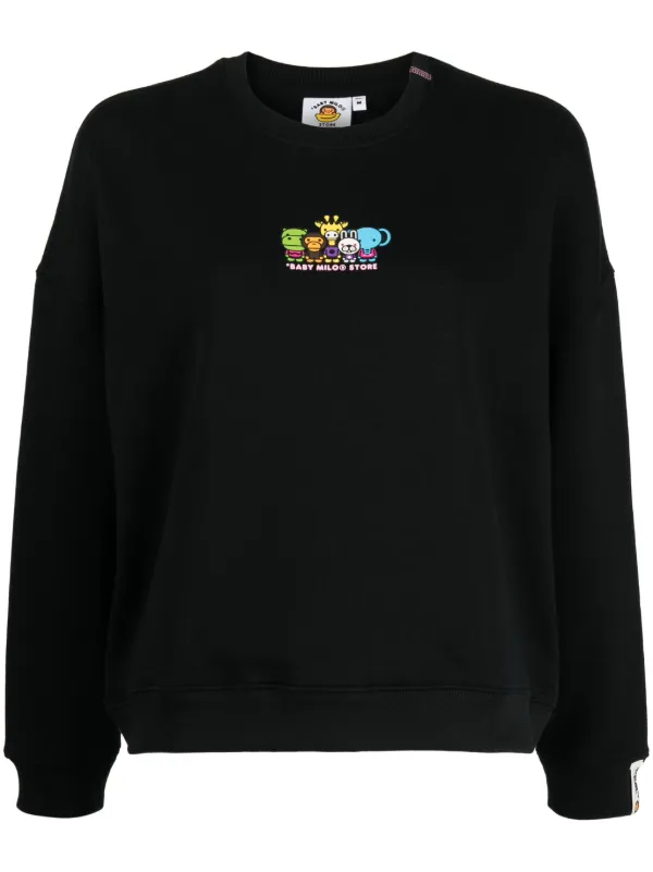logo embroidered sweatshirt