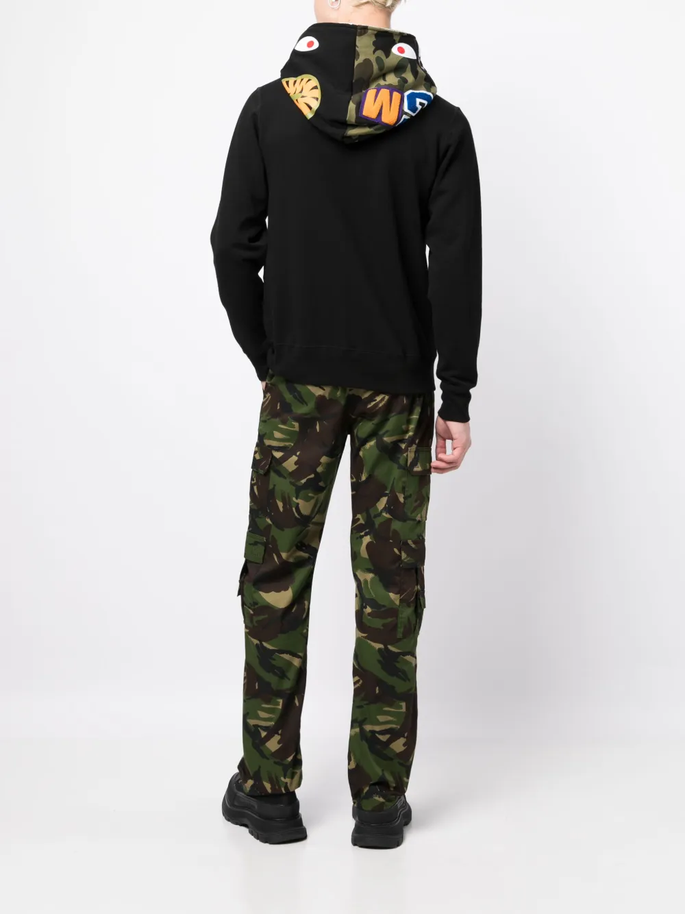 A BATHING APE® Hoodie met rits - Zwart