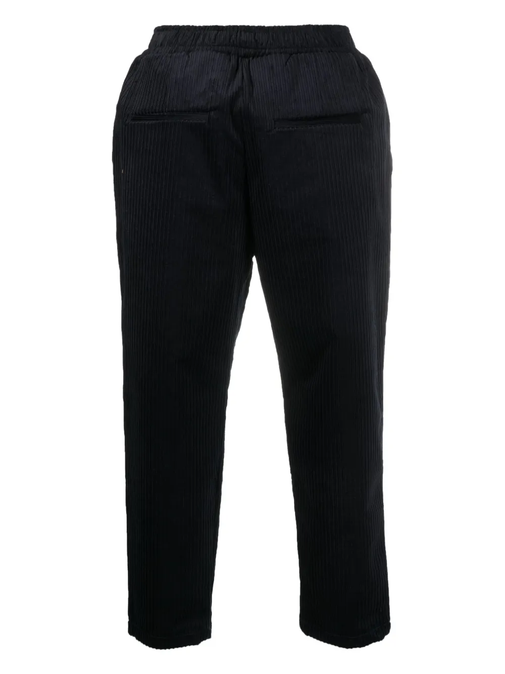 Family First corduroy cropped trousers - Blauw