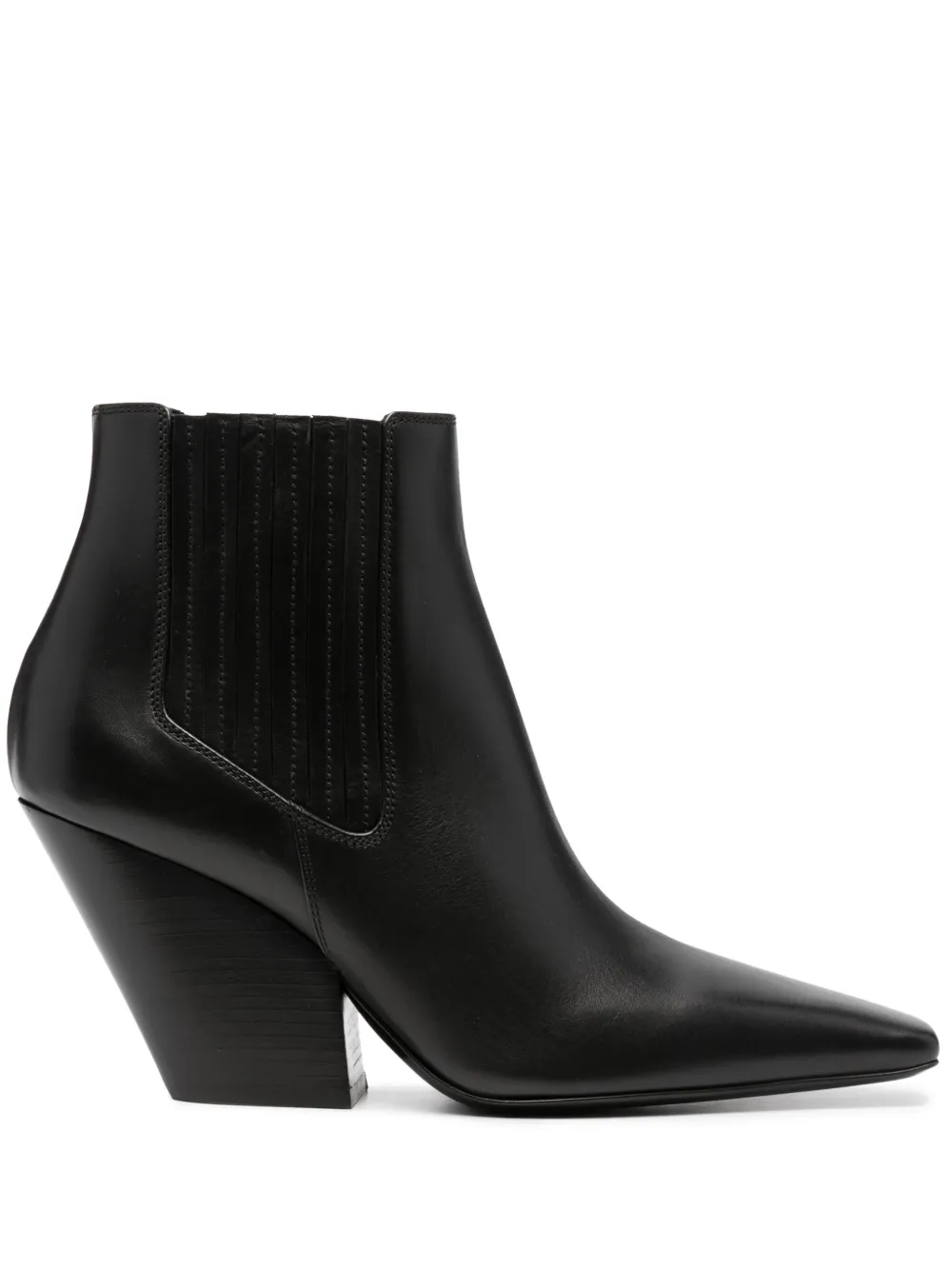 Casadei leather ankle boots - Nero