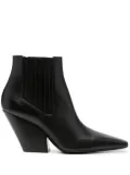 Casadei leather ankle boots - Black