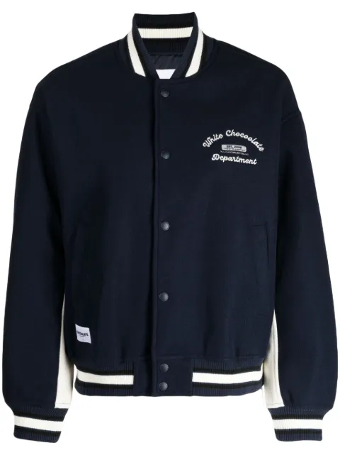 CHOCOOLATE logo-embroidered varsity jacket