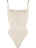 Live The Process Senti open-back leotard - Neutrals