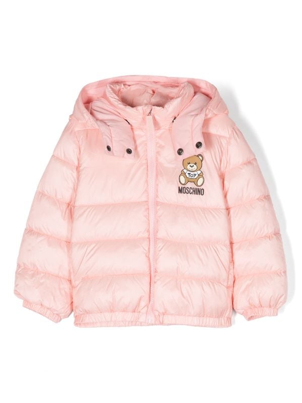 Teddy Bear-motif padded jacket