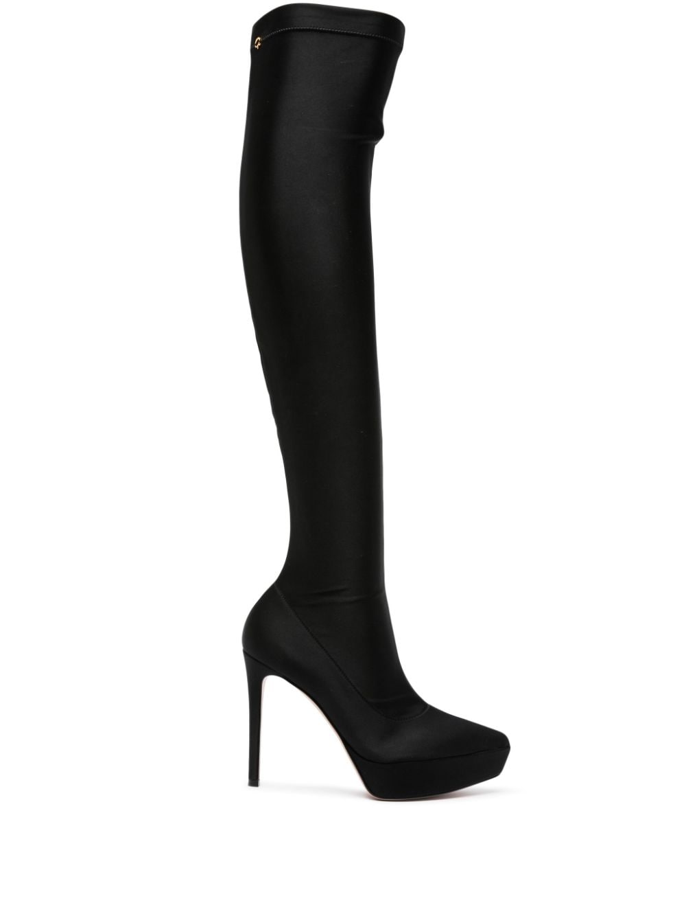Gianvito Rossi 120mm Platform Over-the-knee Boots In Black