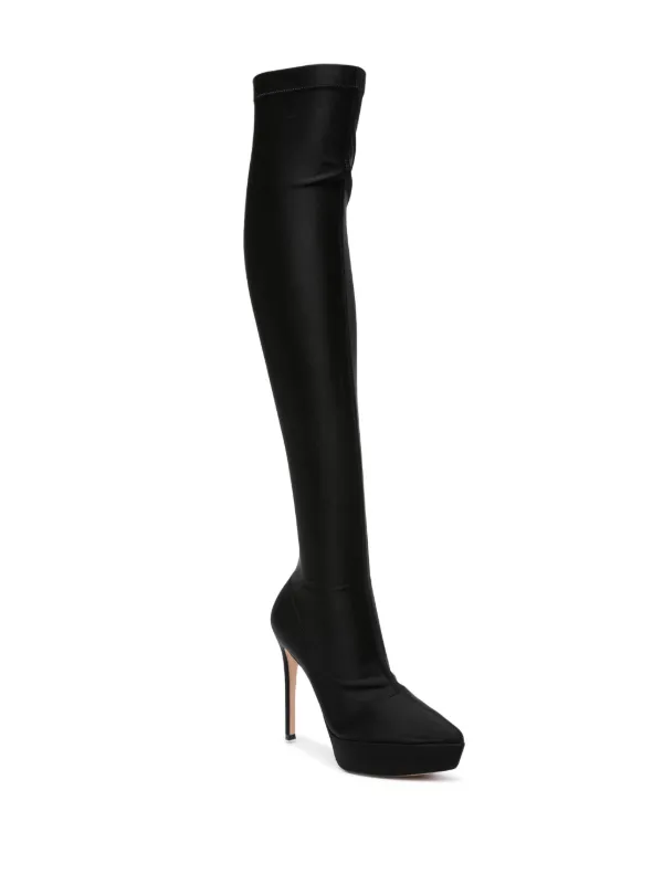 Gianvito rossi over hot sale the knee boots