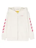 Off-White Kids graphic-print cotton hoodie