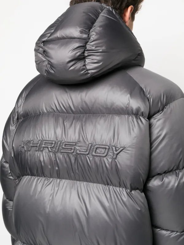 Nike padded down jacket grey best sale