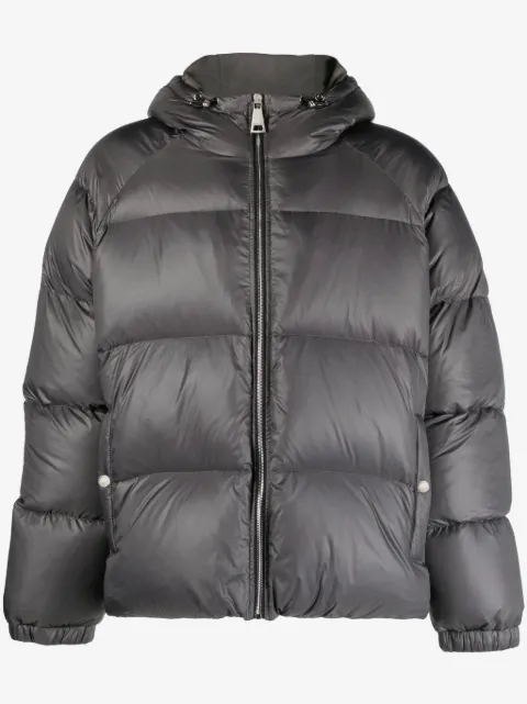 Khrisjoy logo-embossed padded down jacket 