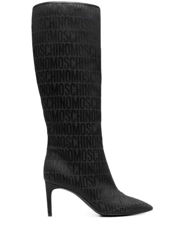 Moschino high shop heel boots