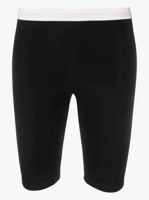 DSQUARED2 logo-waistband stretch-cotton cycling shorts