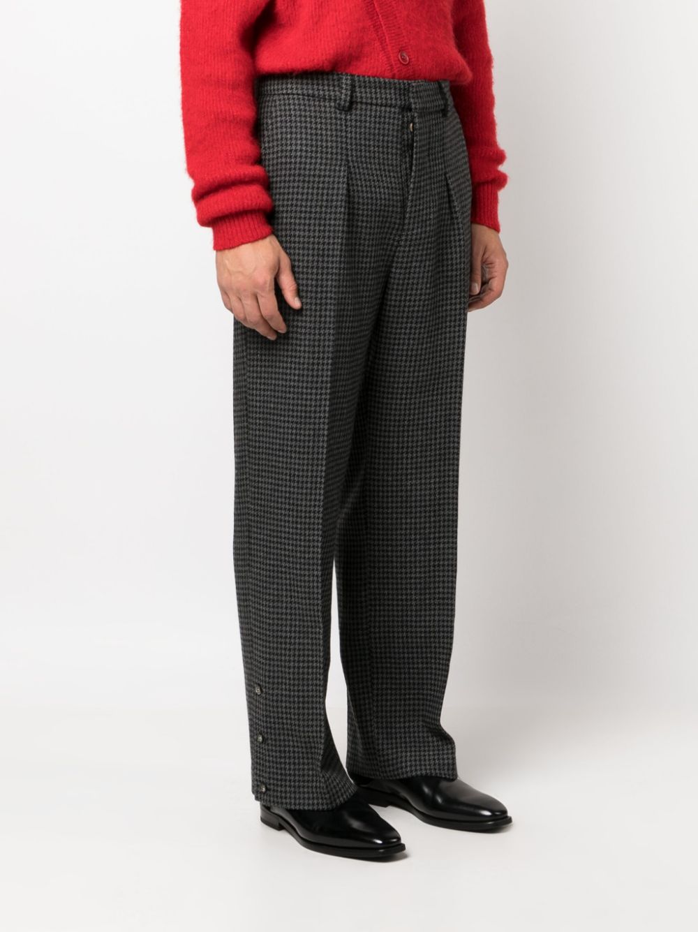 Nanushka Wilco houndstooth-pattern trousers Men