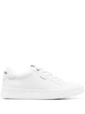 Coach round-toe lace-up sneakers - White