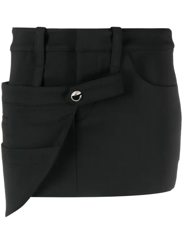 ミニスカート COPERNI Women Mini Skirts COPJS30545 BLK Black COPERNI: Skirt woman - Black | Coperni skirt COPJS30545