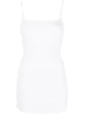 WARDROBE.NYC ruched-detailing sleeveless dress - White