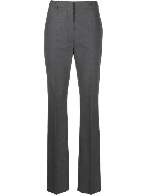 Sportmax pressed-crease tapered-leg trousers