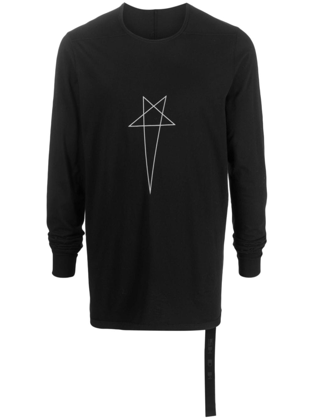 Pentagram logo-print cotton T-shirt