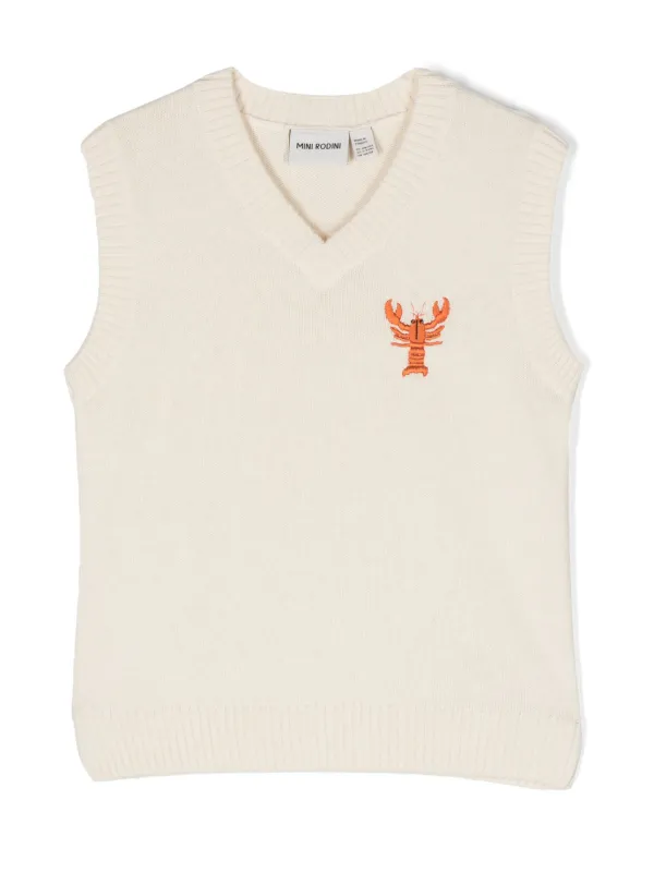 Mini Rodini Sleeveless Organic Wool Jumper - Farfetch