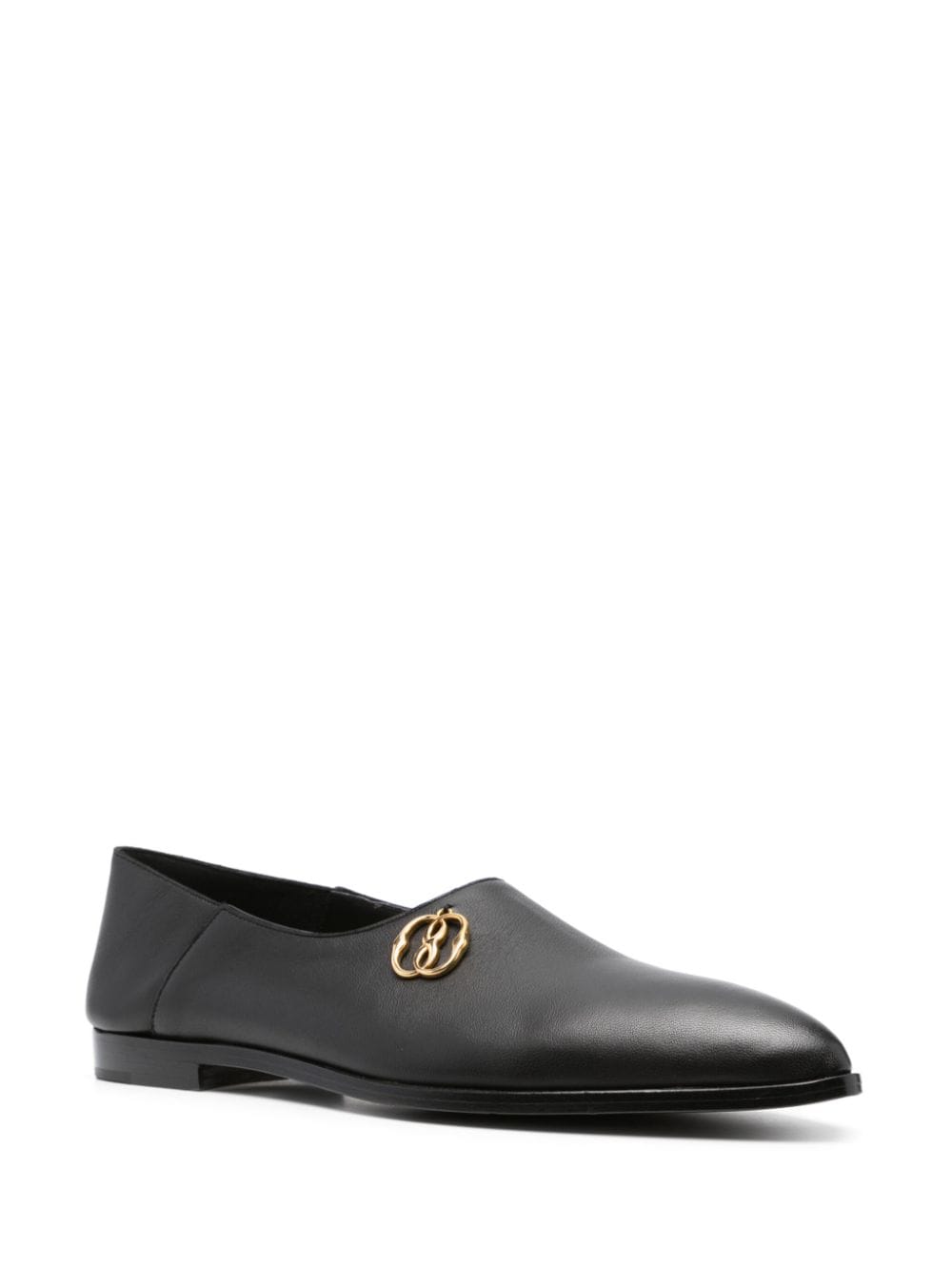 Image 2 of Bally pointed-toe leather loafers