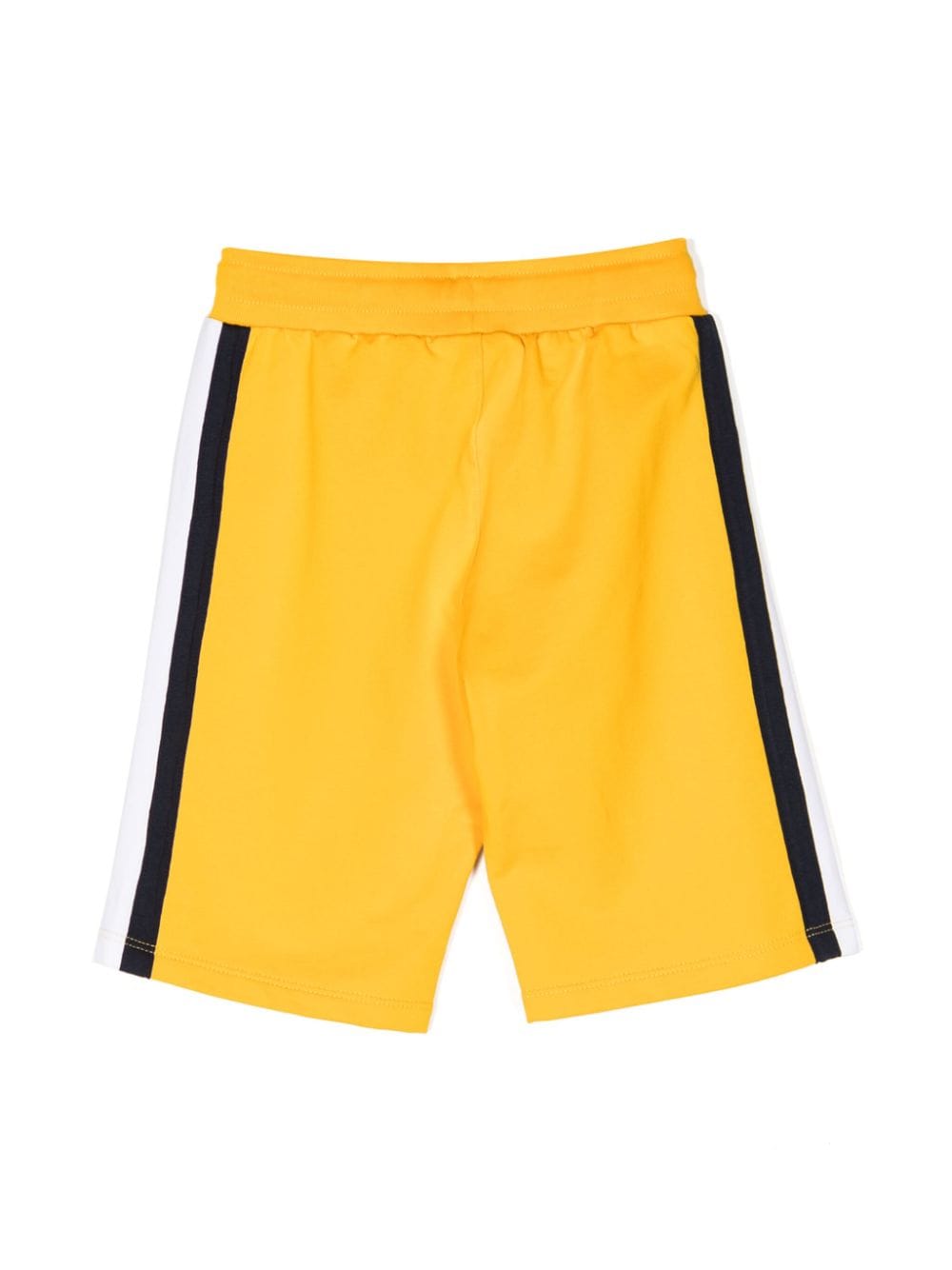 Shop Aigner Logo-embroidered Drawstring Track Shorts In Yellow