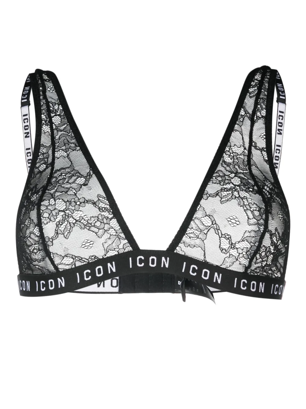 Icon lace triangle bra