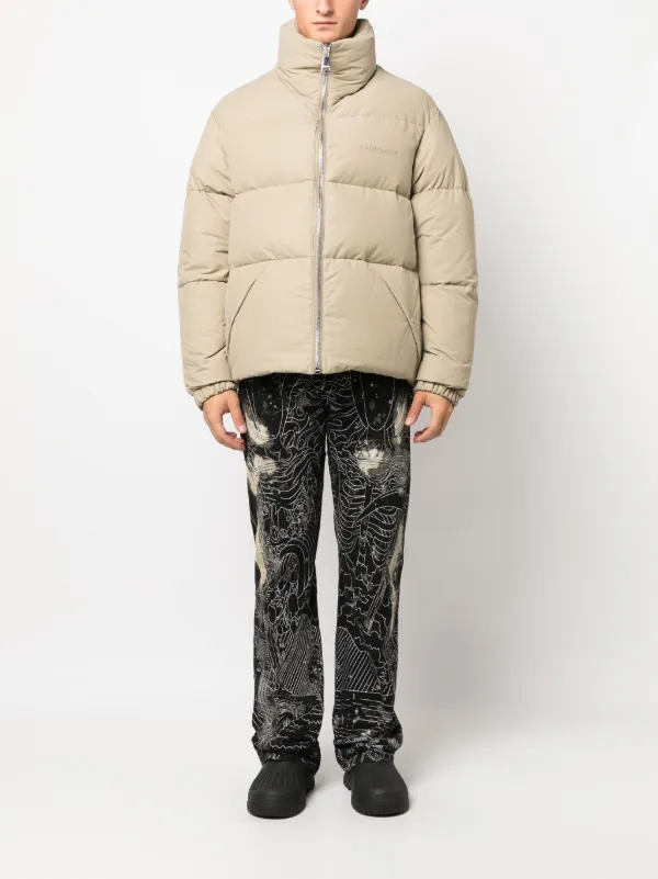 Khrisjoy stitch-detail Puffer Jacket - Farfetch