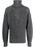 MARANT half-zip wool jumper - Grey