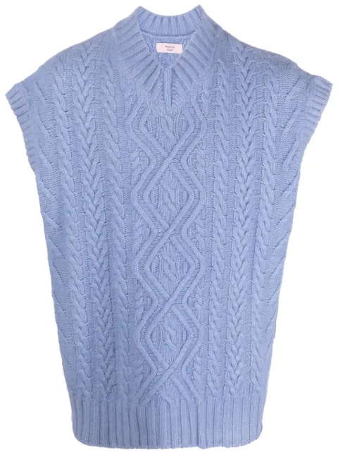 Martine Rose Boiled cable-knit vest