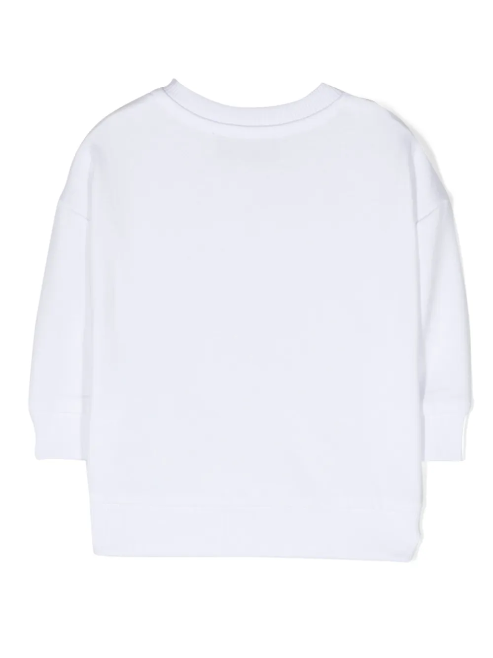 Moschino Kids Sweater met teddybeerprint - Wit