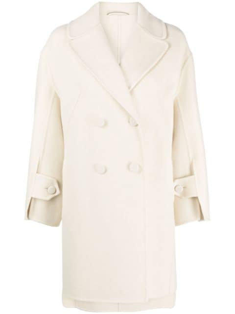 Ermanno Scervino double-breasted virgin-wool coat