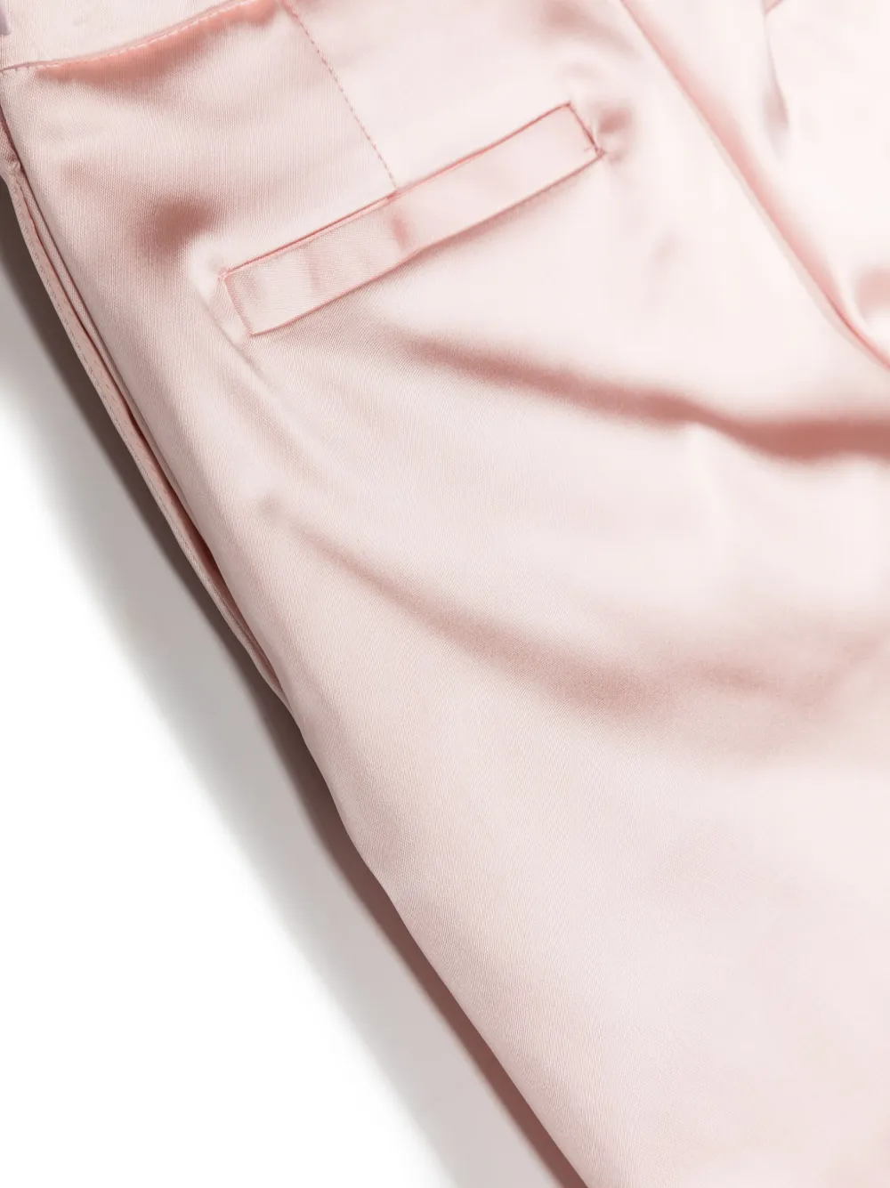  Simonetta Side-stripe Satin Trousers - Pink 