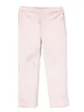 Simonetta side-stripe satin trousers - Pink