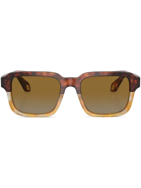 Giorgio Armani tinteds-lens rectangle-frame sunglasses