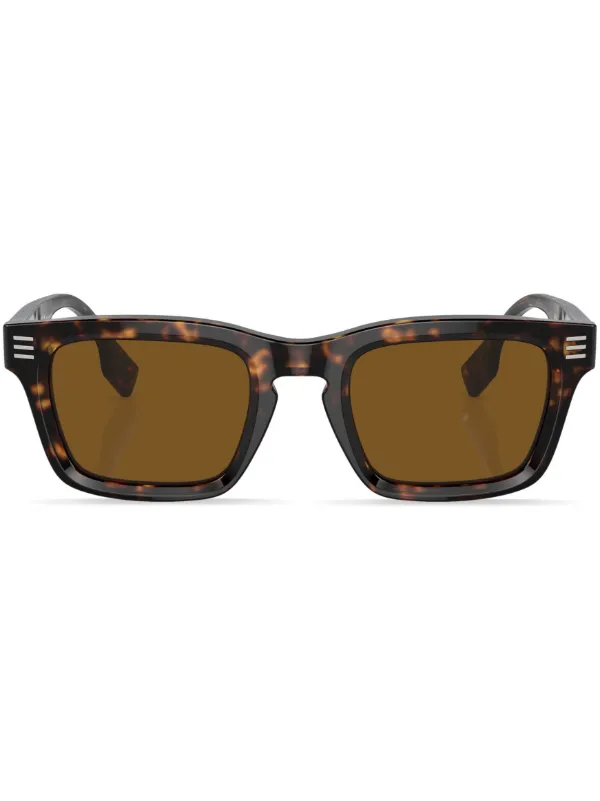 BURBERRY スクエアサングラス ブラウンレンズ Burberry Eyewear スクエアフレーム サングラス | ブラウン
