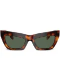 Burberry Eyewear TB-motif cat-eye sunglasses - Green