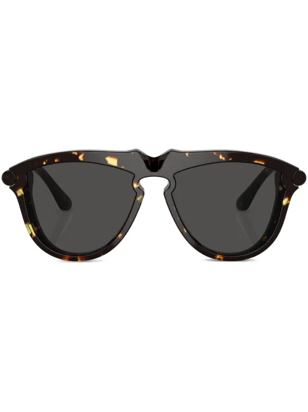 Burberry Eyewear トータスシェル ラウンドサングラス | ブラウン 