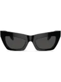 Burberry Eyewear TB-motif cat-eye sunglasses - Black