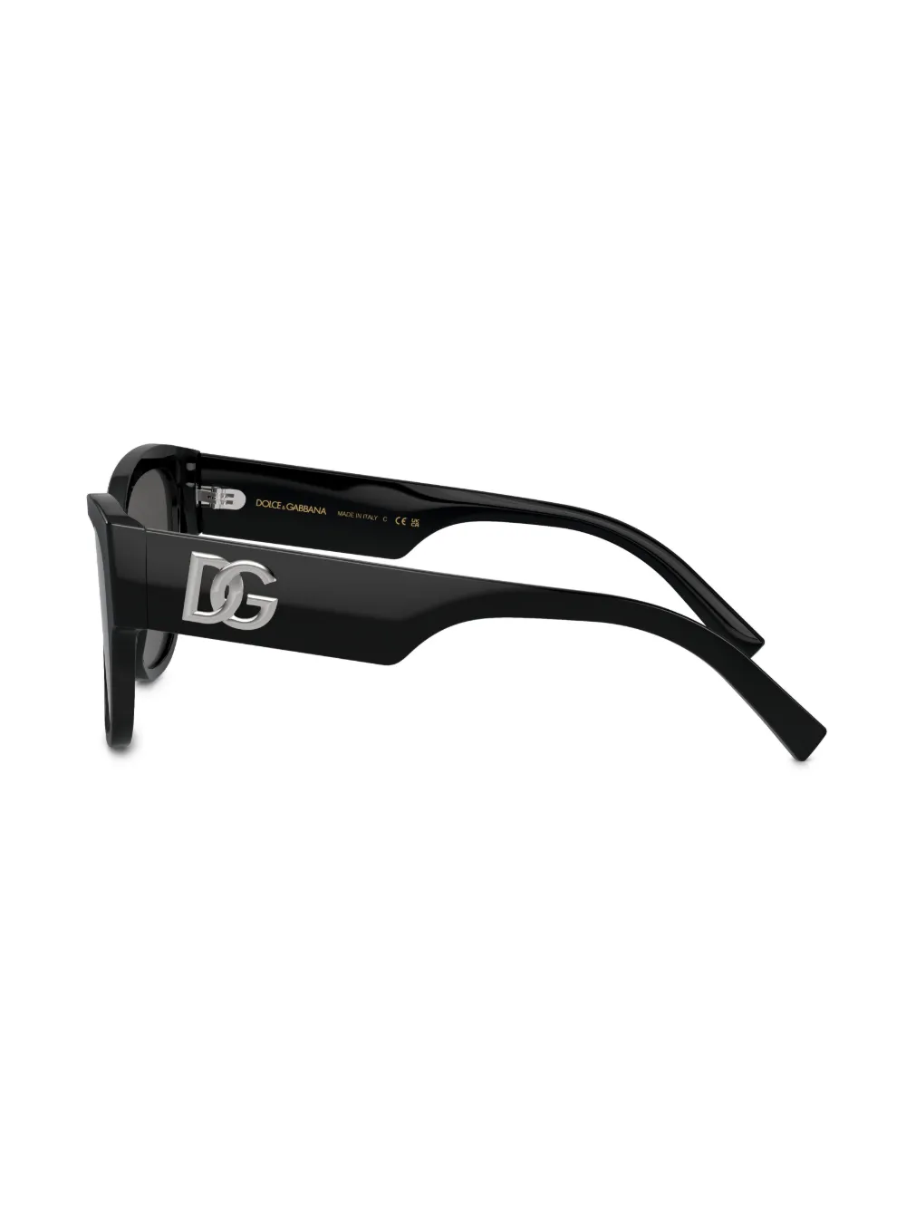 Shop Dolce & Gabbana Cat-eye Sunglasses In Black