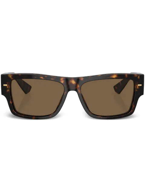Dolce & Gabbana Eyewear lentes de sol con armazón cuadrada estilo carey