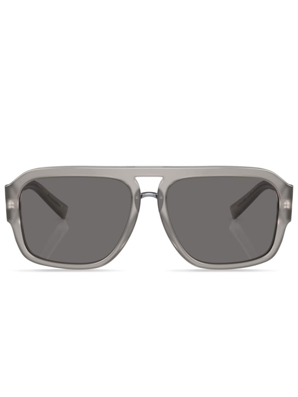 Dolce & Gabbana Round-frame Tinted Sunglasses In Grau