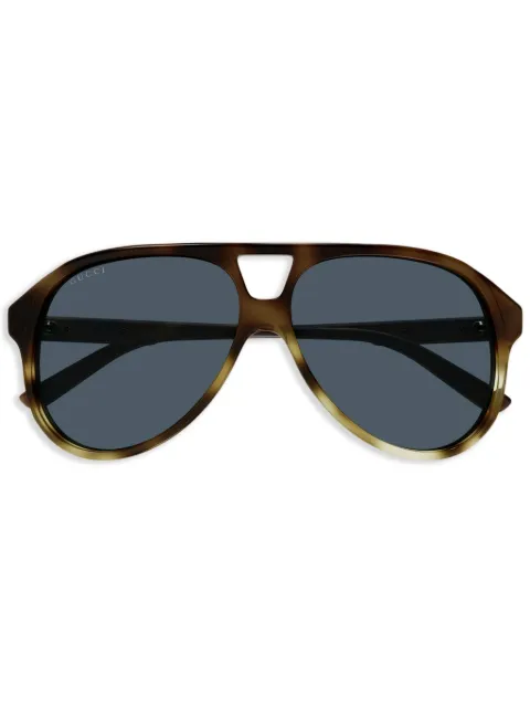 Gucci Eyewear Interlocking G pilot-frame sunglasses