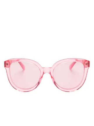 Gucci round pink sunglasses hotsell