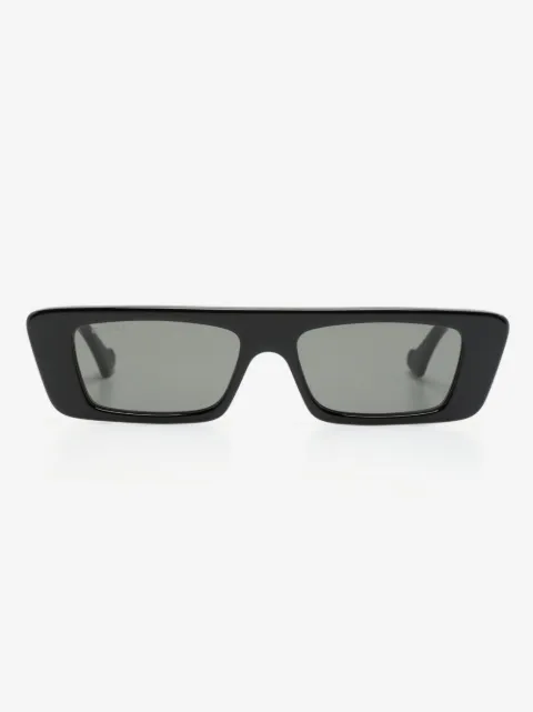 Gucci Eyewear logo-print rectangle-frame sunglasses