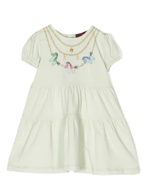 Aigner Kids graphic-print short-sleeve dress